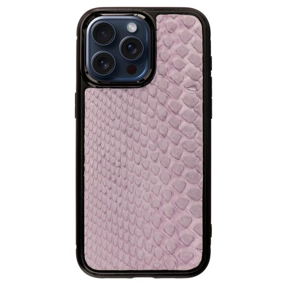 Premium Python Leather Case for iPhone Iphone 15 Pro/Pro Max - Excalibur Gray